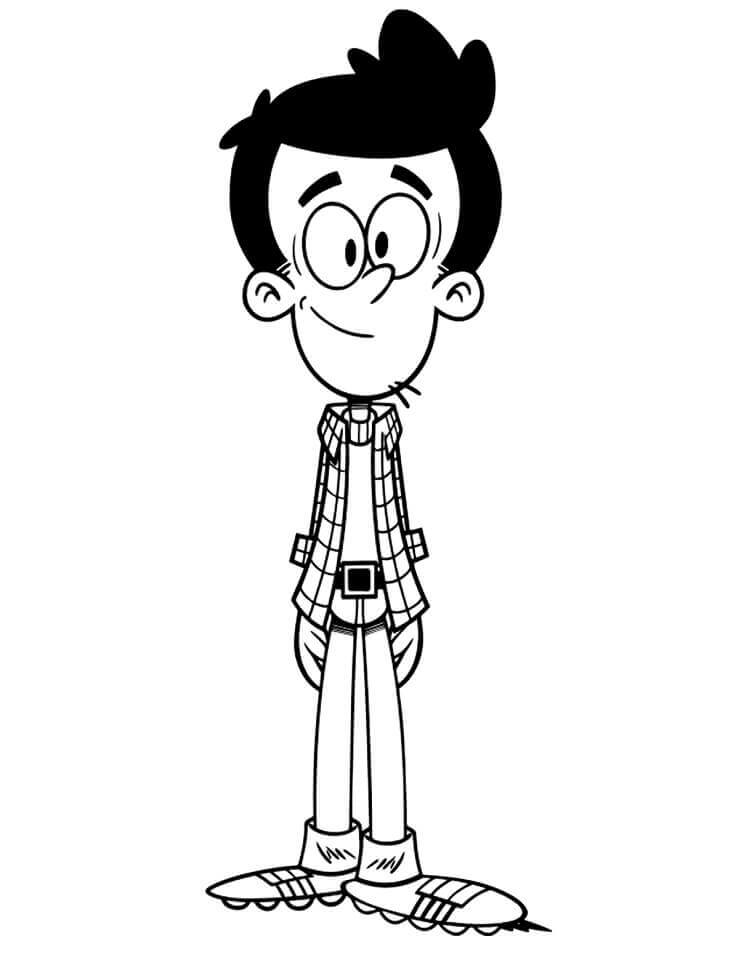 Dibujo de Casa de Bobby Loud para Colorear