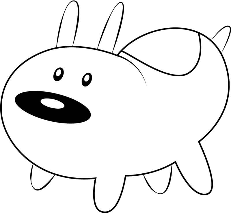 Dibujo de Geo en la Casa Ruidosa para Colorear