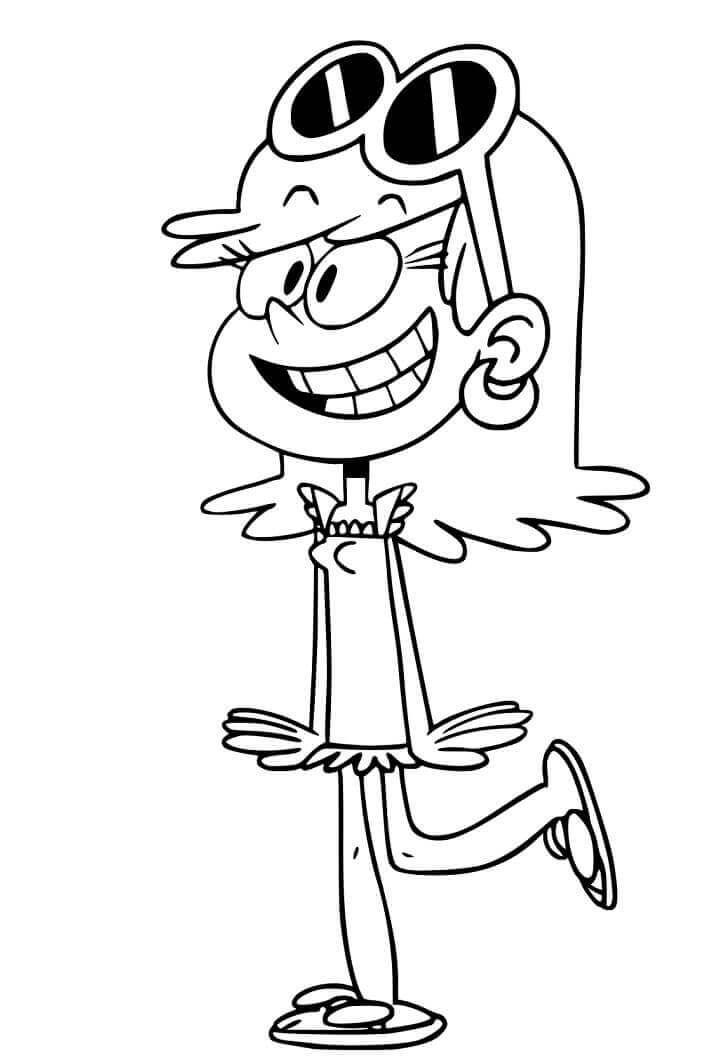 Dibujo de Leni Ruidosa para Colorear