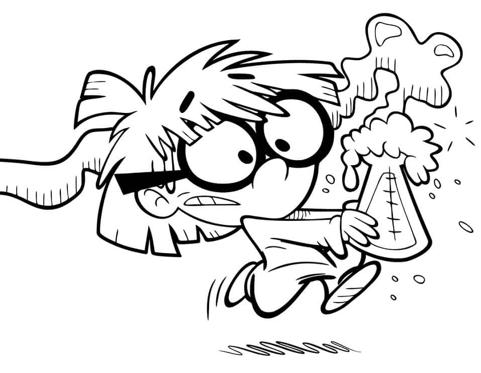 Dibujo de Lisa Loud de la Casa Ruidosa para Colorear