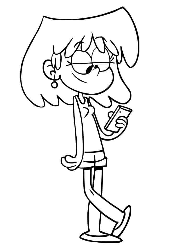 Dibujo de Lori Loud para Colorear