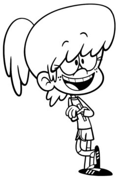 Dibujo de Lynn Divertida para Colorear