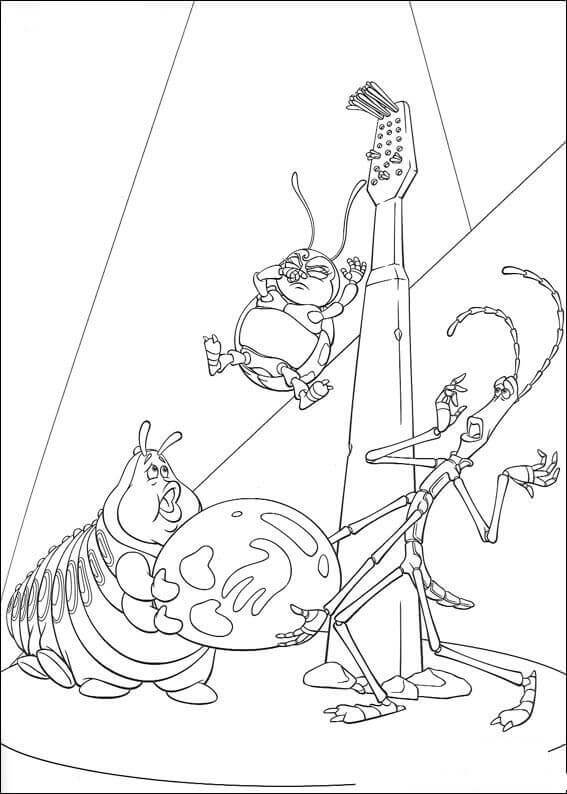 Dibujo de Delgado y Heimlich para Colorear