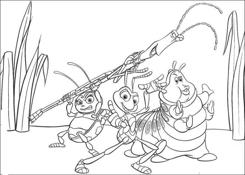 Dibujo de Heimlich y Amigos para Colorear