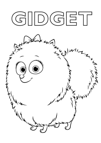 Dibujo de 1559534441 Gidget A4 para Colorear