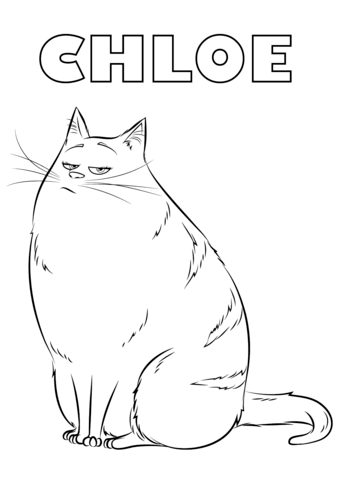 Dibujo de 1559535299 Chloe A4 para Colorear