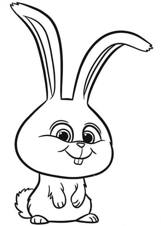 Dibujo de 1559611792 Happy Snowball A4 para Colorear