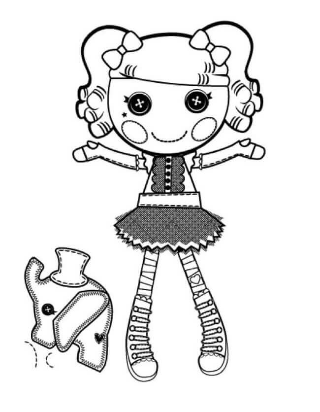 Dibujo de Lalaloopsy 2 para Colorear