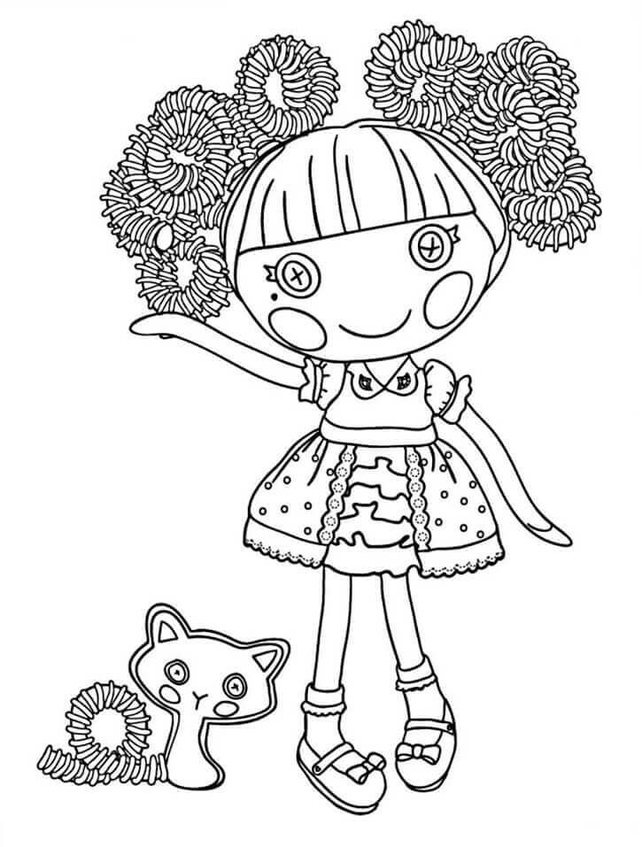 Dibujo de Lalaloopsy 3 para Colorear