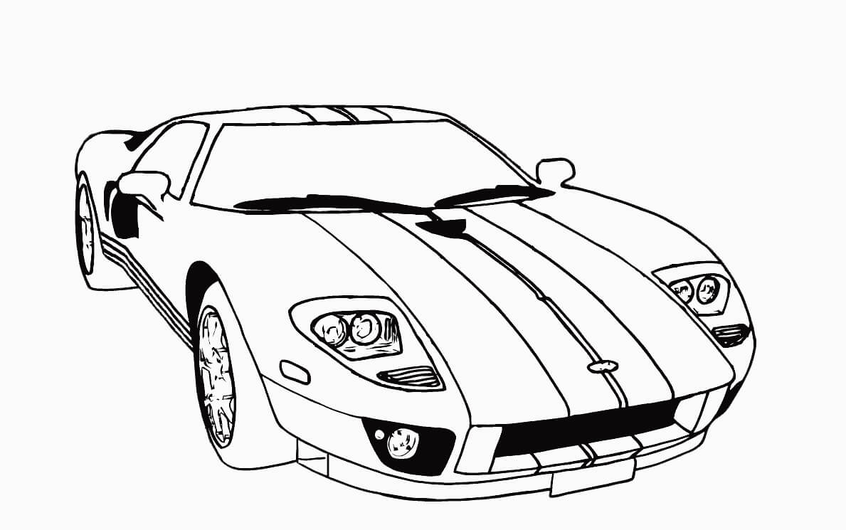 Dibujo de Inanilmaz Lamborghini para Colorear