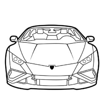Dibujo de Lamborghininin Portresi para Colorear