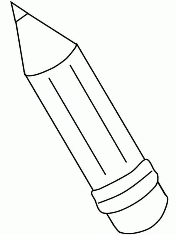 Dibujo de Buen lápiz para Colorear