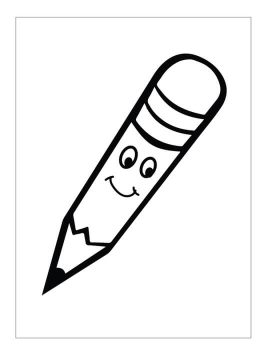 Dibujo de Lápiz de Dibujos Animados para Colorear