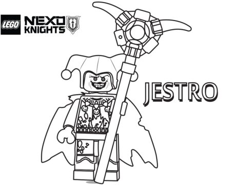 Dibujo de Jestro de Nexo Caballeros para Colorear