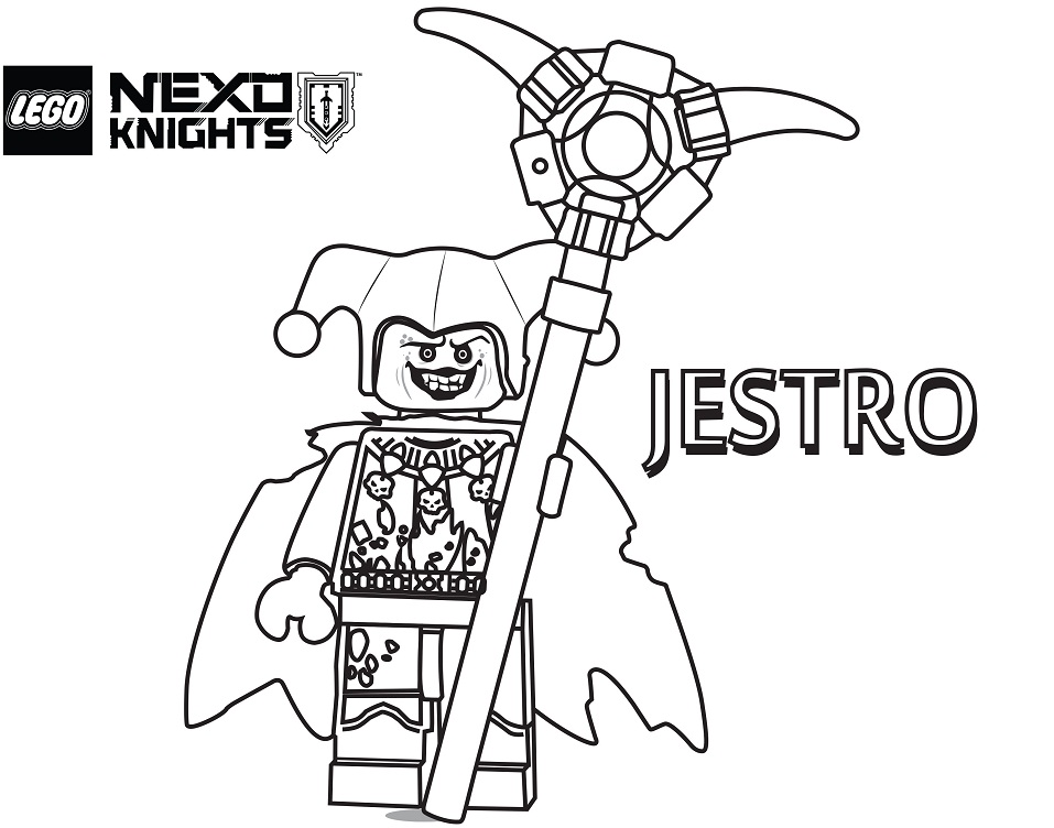 Dibujo de Jestro de Nexo Caballeros para Colorear