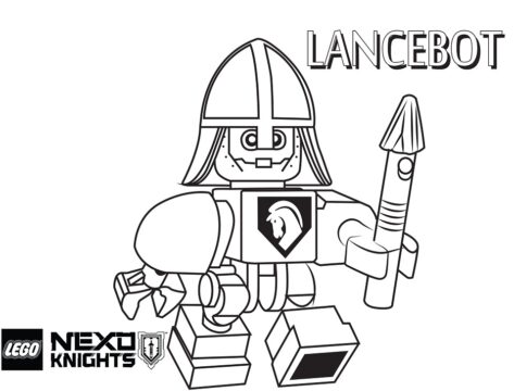 Dibujo de Lancebot de Nexo Caballeros para Colorear