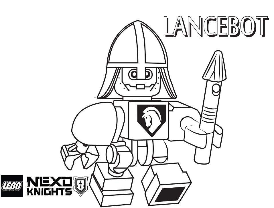 Dibujo de Lancebot de Nexo Caballeros para Colorear