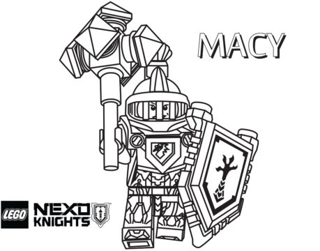 Dibujo de Macy Nexo Caballeros para Colorear