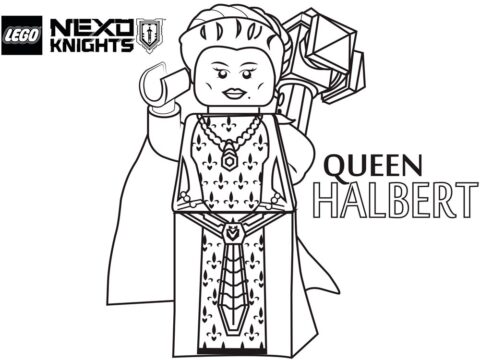 Dibujo de Reina Halbert para Colorear
