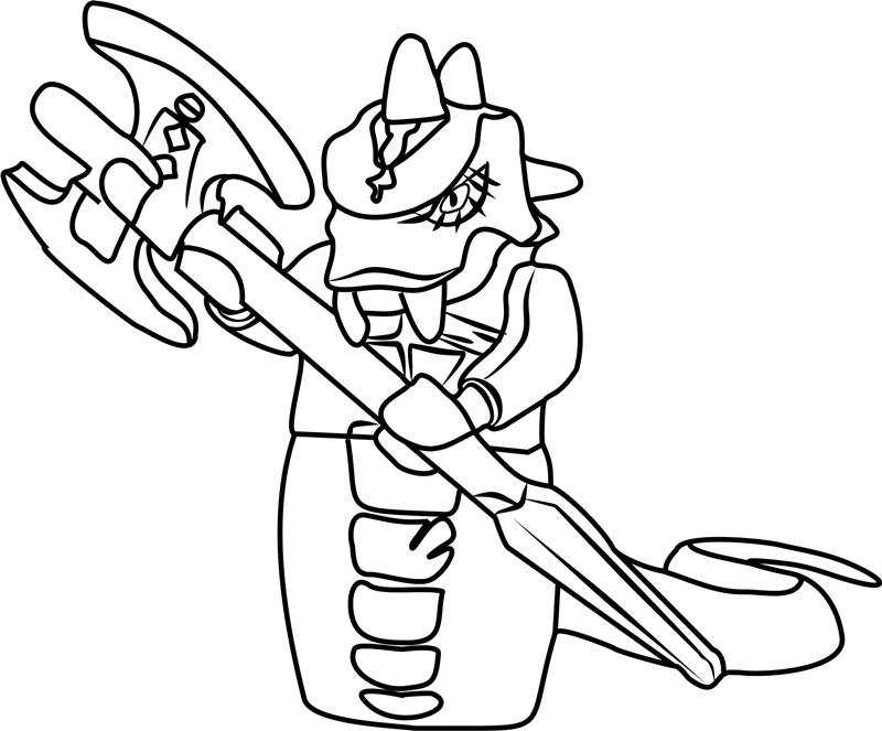 Dibujo de Escalidor Ninjago para Colorear