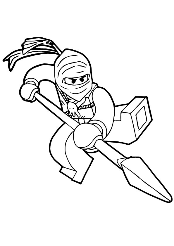 Dibujo de Ninjago Jay para Colorear