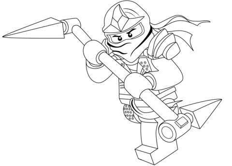 Dibujo de Ninjago Lloyd para Colorear