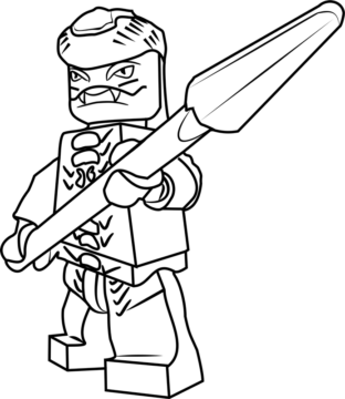 Dibujo de Snappa Ninjago para Colorear