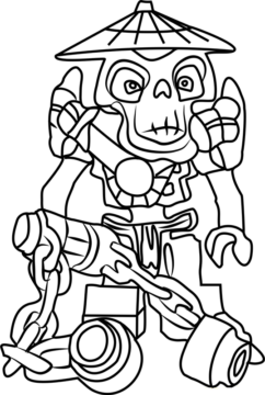Dibujo de Wyplash Ninjago para Colorear