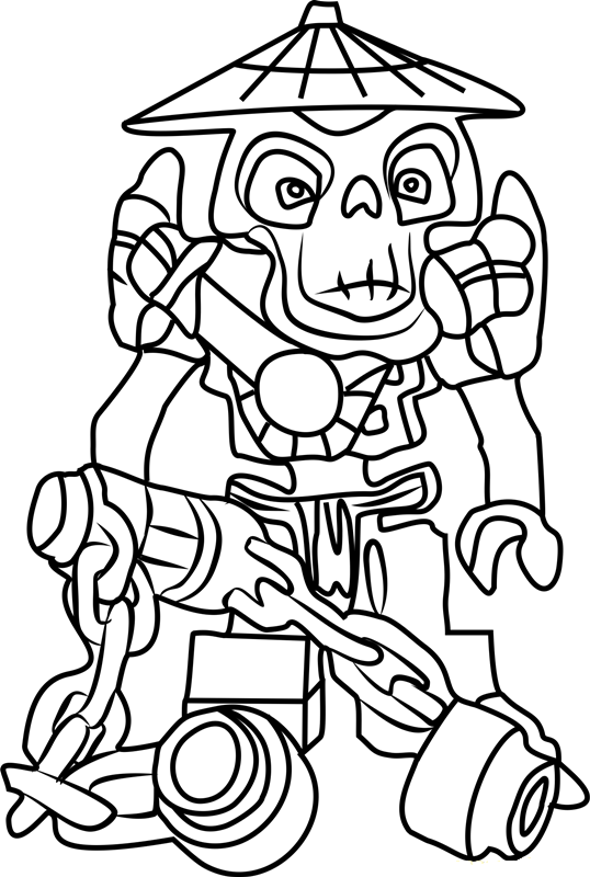 Dibujo de Wyplash Ninjago para Colorear