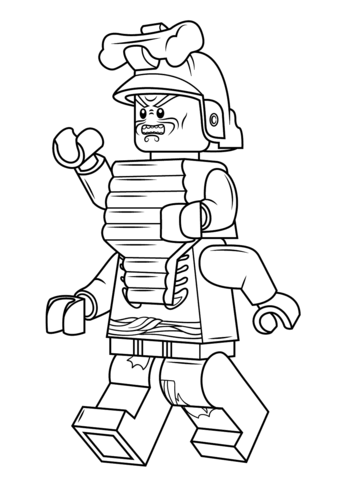 Dibujo de Lego señor el Calor para Colorear