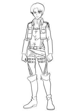 Dibujo de Levi Es Alto para Colorear
