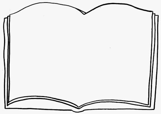 Dibujo de Bonito Libro para Colorear