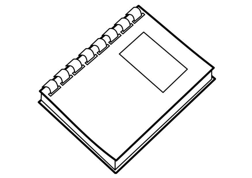 Dibujo de Gran Libro para Colorear