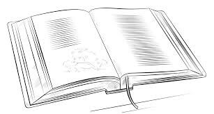 Dibujo de Libro Perfecto para Colorear