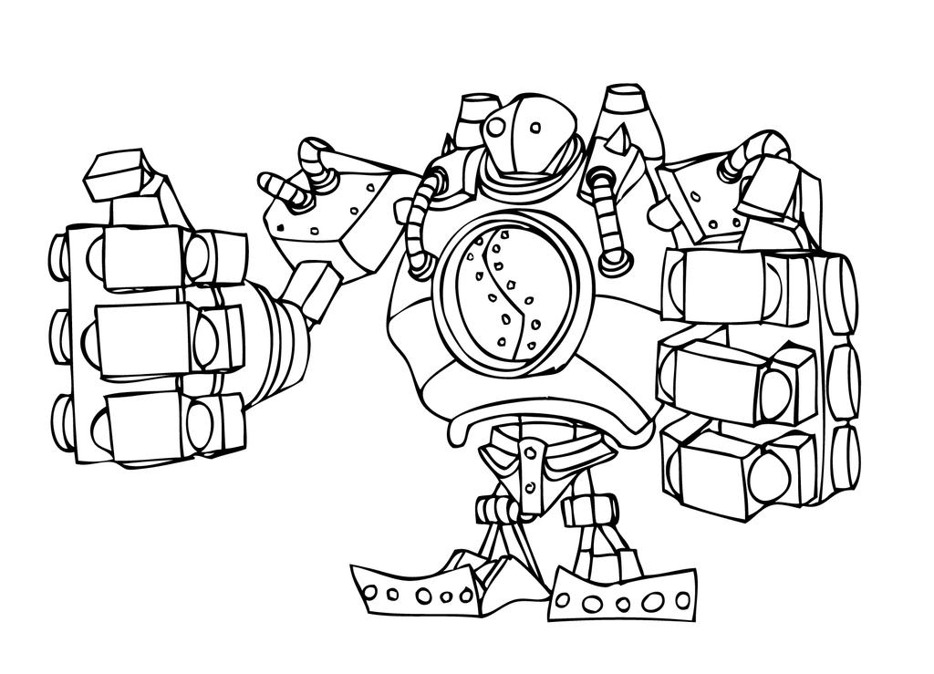 Dibujo de Blitzcrank para Colorear