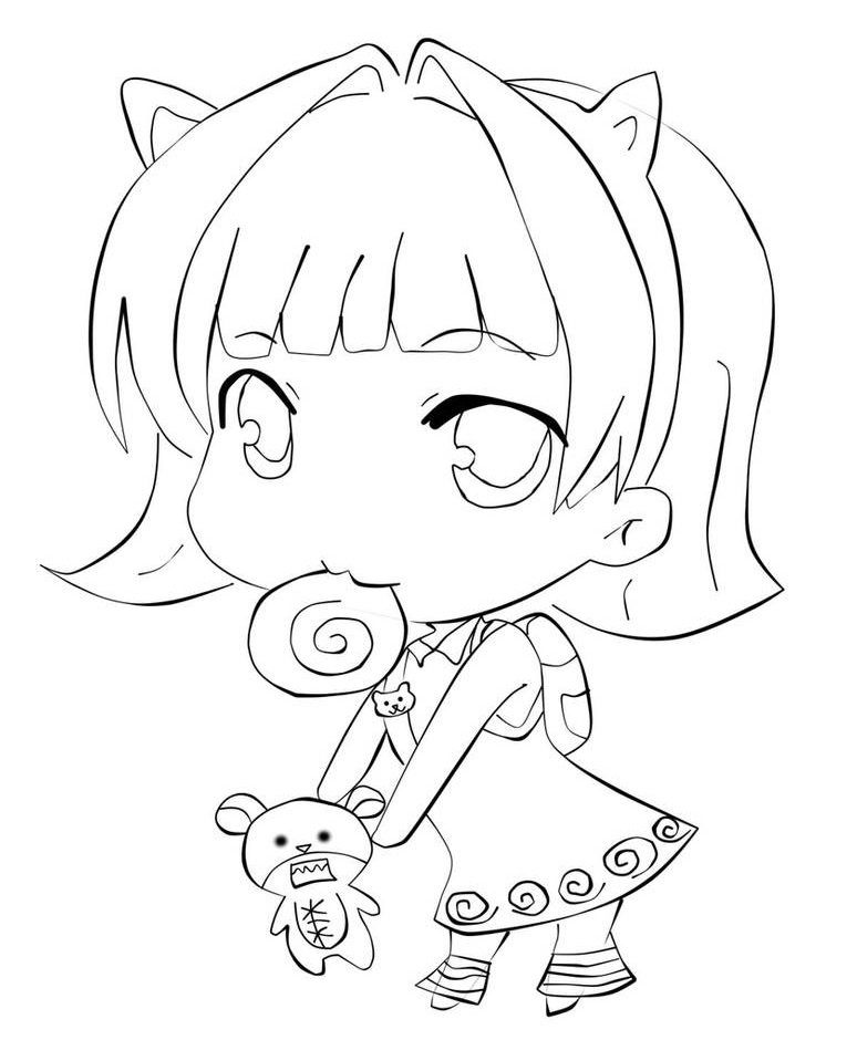 Dibujo de Linda Annie para Colorear