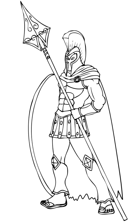 Dibujo de Pantheon para Colorear