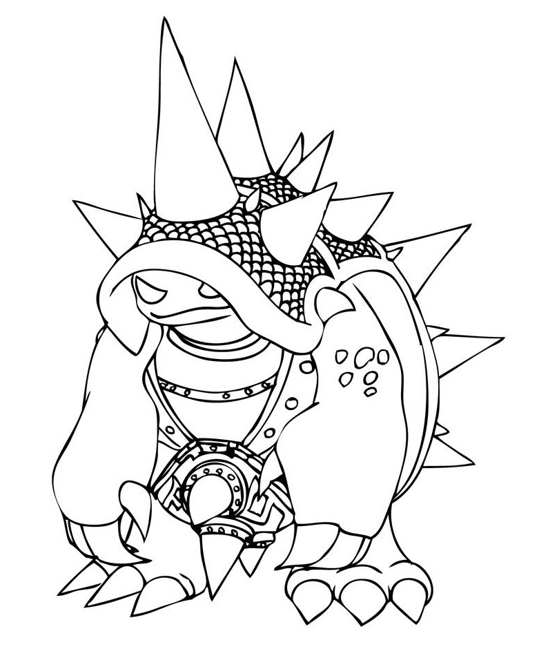 Dibujo de Rey Rammus para Colorear