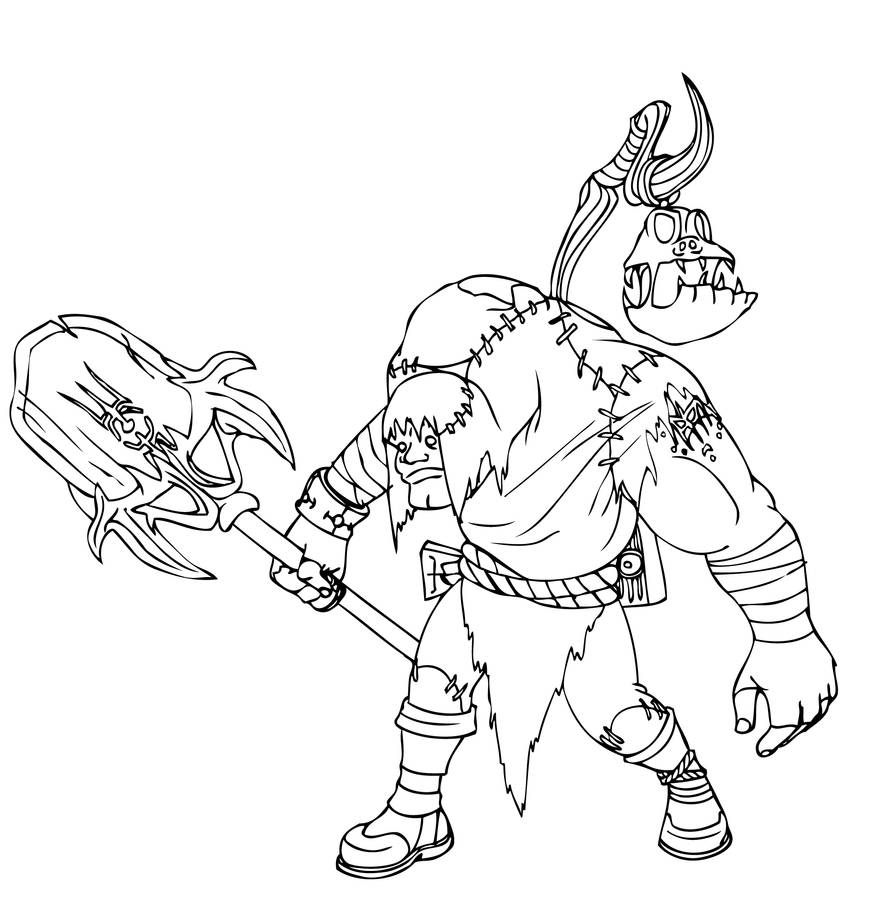 Dibujo de Yorick para Colorear