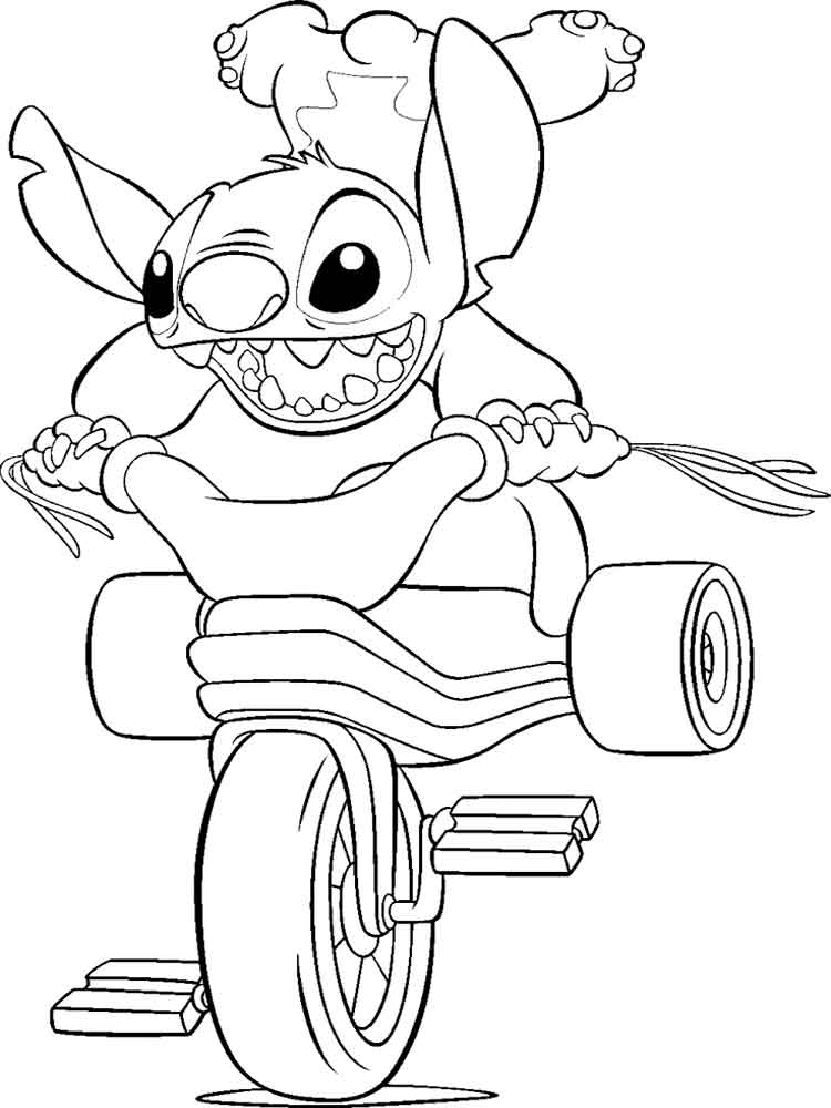 Dibujo de Conduccion de Puntadas para Colorear