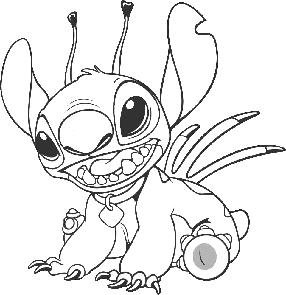 Dibujo de Puntada Divertida para Colorear