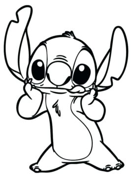 Dibujo de Puntada Hambrienta para Colorear