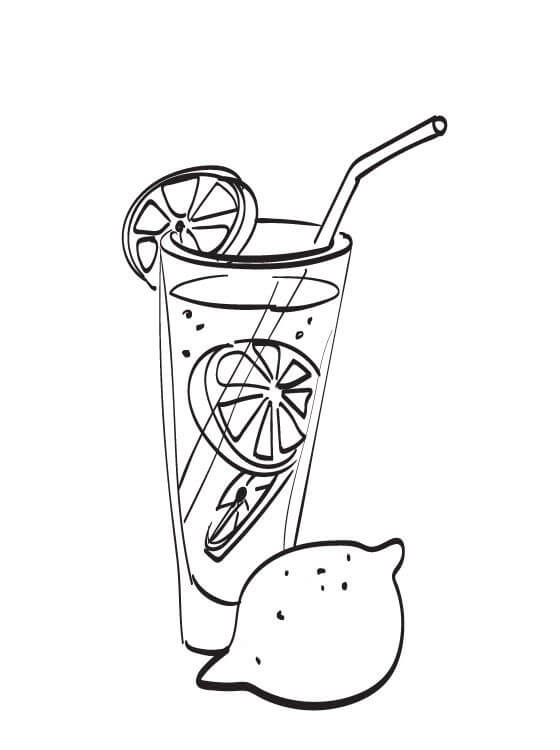 Dibujo de Frutas de limón para Colorear