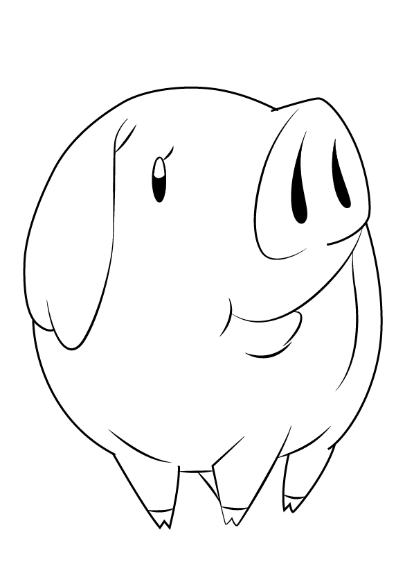 Dibujo de Lindo Hawk para Colorear