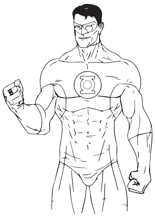 Dibujo de 1526632897 Guy Gardner A4 para Colorear