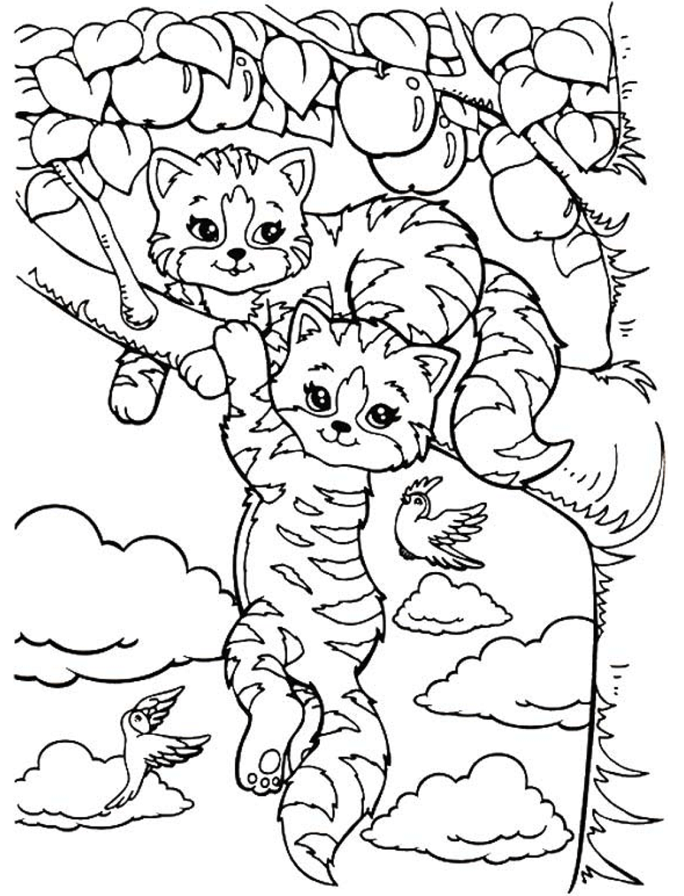 Dibujo de Tiempo de Juego y Girasol Lisa Frank para Colorear