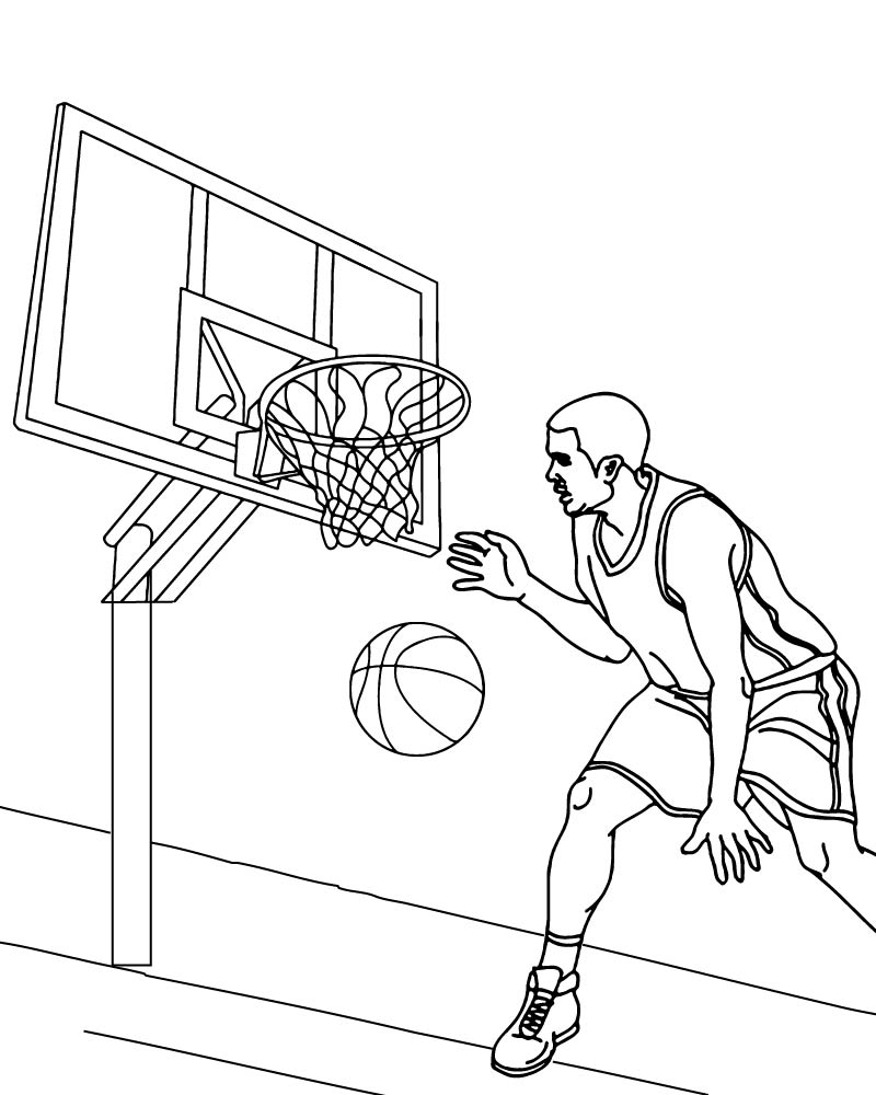 Dibujo de March Madness 2026 Coloring Page para Colorear