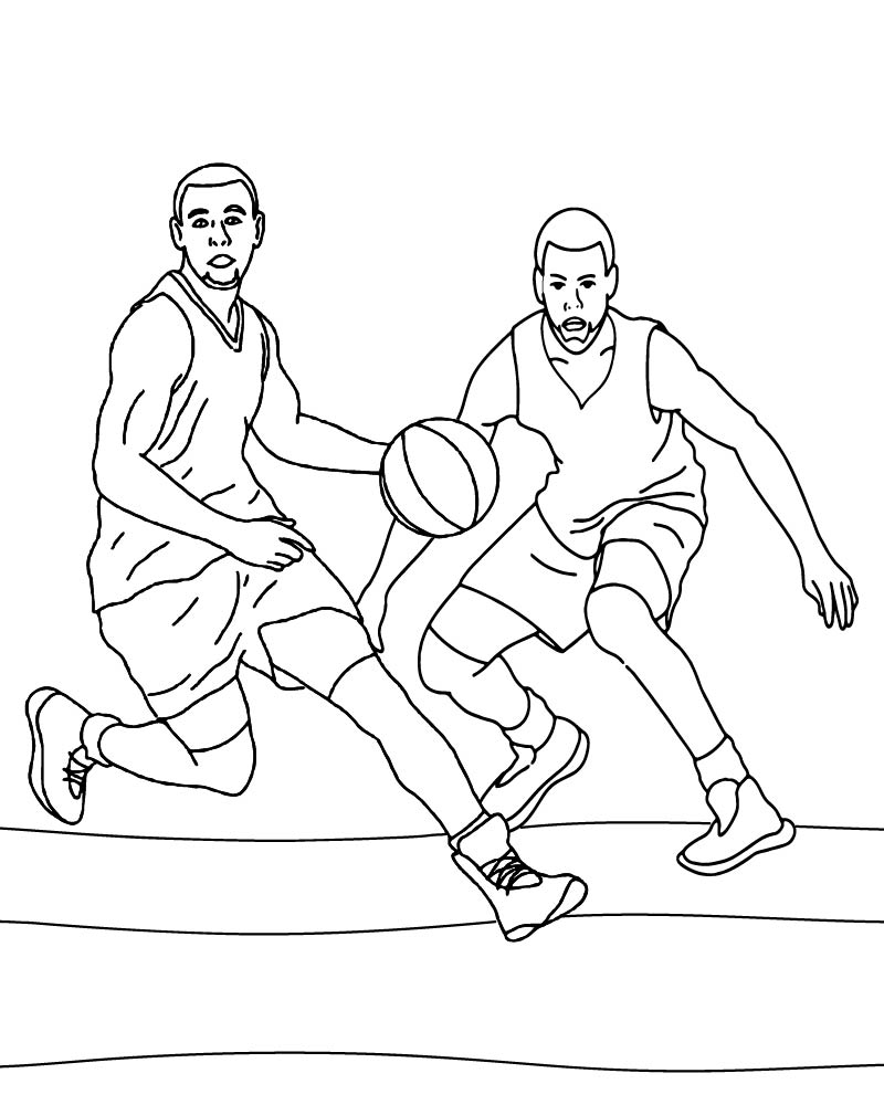 Dibujo de March Madness Adult Coloring Page para Colorear