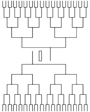 Dibujo de March Madness Bracket Coloring Page 1 para Colorear