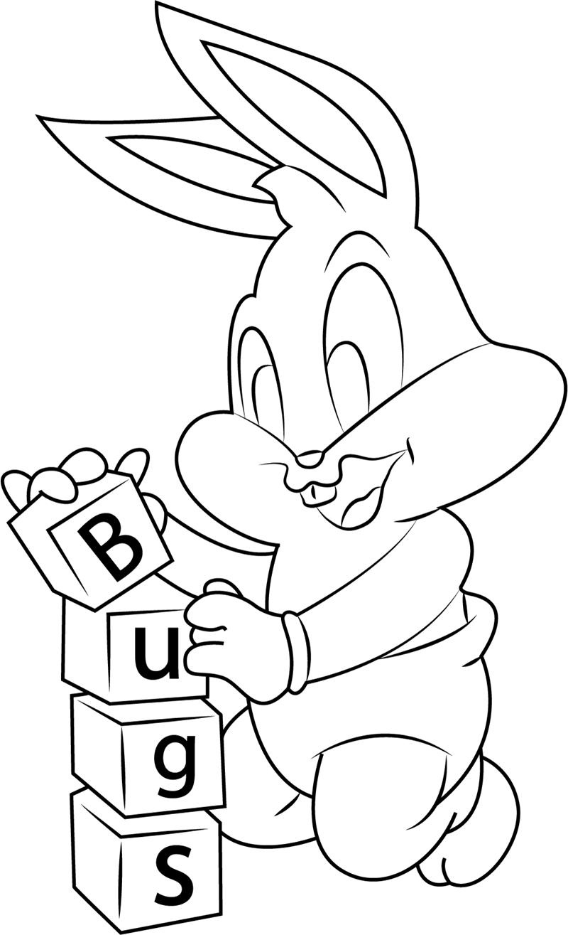 Dibujo de Insectos bebé Felices para Colorear